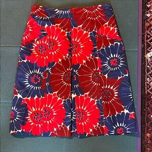 Boden floral A line skirt. 4L